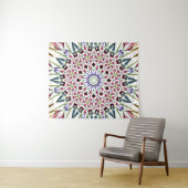 Trippiges Blume-Design Wandteppich (Beispiel (Horizontal))