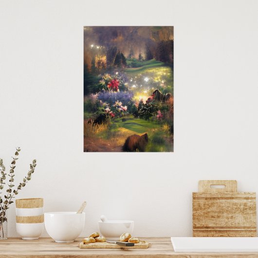 Tripping Balls Art - Fairy Lands Poster (Küche)