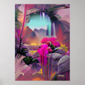 Tripping Balls Art - Psychedelic Places Poster (Vorne)