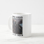 Tripping Harder als Joe Biden Kaffeetasse (Vorderseite Links)