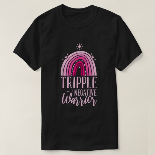 Tripple Negative Brustkrebs-Bewusstsein des Kriege T-Shirt (Design vorne)