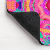 ~ Trippy 3D-Fraktal Muster ~ Maus-Pad Mousepad (Ecke)