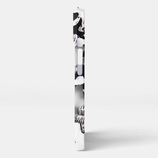 Trippy-Alien-Camouflage iPhone Hülle (Linke Seite)