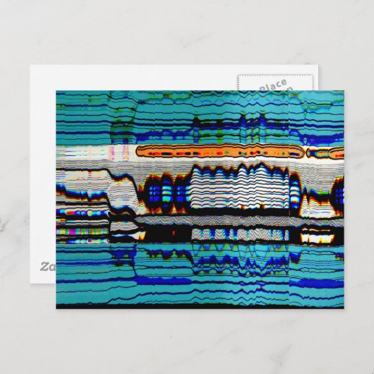 Trippy Art Postkarte (Vorne/Hinten)