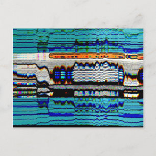 Trippy Art Postkarte