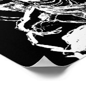Trippy Astronaut Head Poster (Ecke)