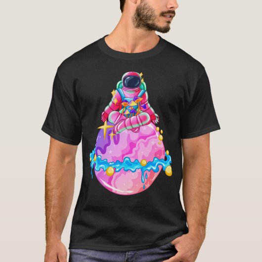 Trippy Astronaut T-Shirt (Vorderseite)