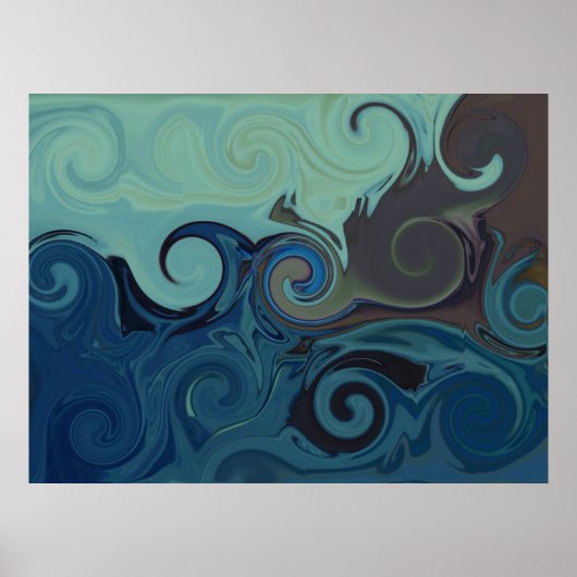 Trippy auf Leinwand Poster (Vorne)