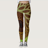 Trippy Baum des Lebens psychedelisch Leggings (Vorderseite)