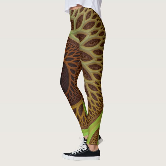 Trippy Baum des Lebens psychedelisch Leggings (Links)