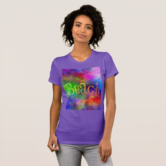 Trippy Beach T-Shirt (Vorne ganz)