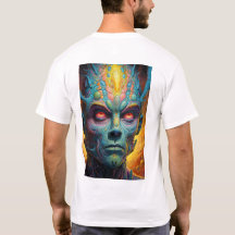 Trippy Beauuter Space Alien T - Shirt