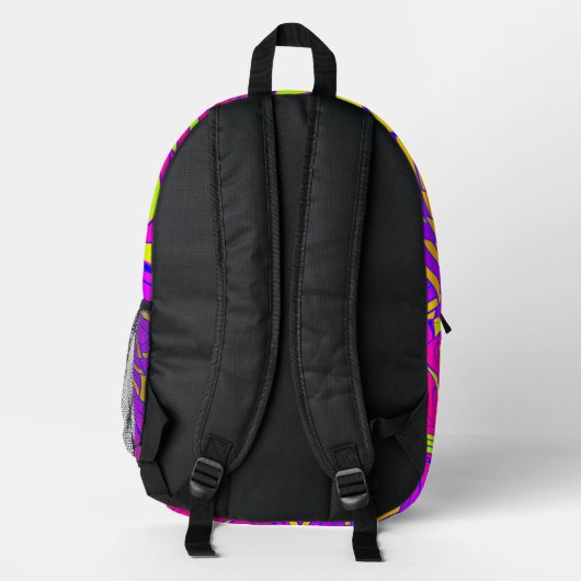 Trippy Bedruckter Rucksack (Rückseite)