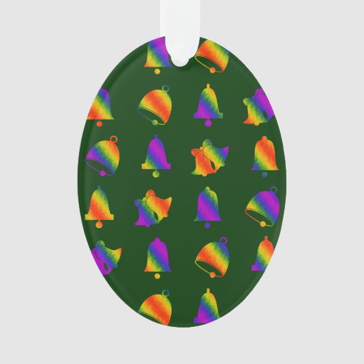 Trippy Bells Acrylic Ornament (Vorderseite)