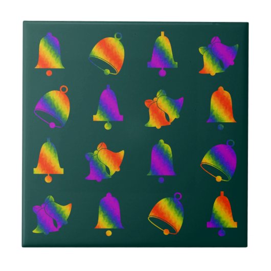 Trippy Bells Fliese (Vorderseite)