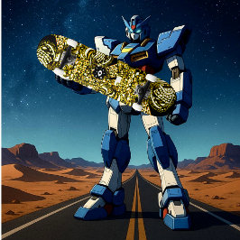 Trippy Black Gold Doodle Skateboard