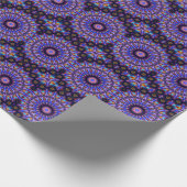 Trippy Black Light Party Wrapper Geschenkpapier (Ecke)