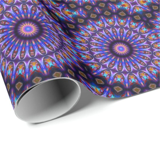 Trippy Black Light Party Wrapper Geschenkpapier (Rolleneckpunkt)