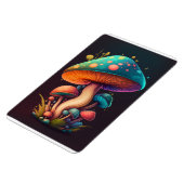 Trippy Blue Amanita Muscaria Flexible Foto Magnet (Linke Seite)