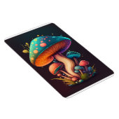 Trippy Blue Amanita Muscaria Flexible Foto Magnet (Rechte Seite)