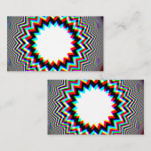 Trippy Blumen-Emblem-Geschäfts-Karte Visitenkarte (Vorne/Hinten)