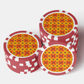 Trippy Blumen Pokerchips (Stapel)