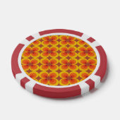 Trippy Blumen Pokerchips (Einzeln)
