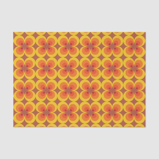 Trippy Blumen Seidenpapier (Vorderseite)