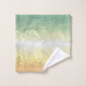 Trippy Boho Groovy Abstrakt Genderflor Pride Flag Badhandtuch Set (Waschlappen)