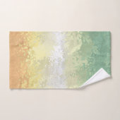 Trippy Boho Groovy Abstrakt Genderflor Pride Flag Badhandtuch Set (Handtuch)