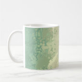 Trippy Boho Groovy Abstrakt Genderflor Pride Flag Kaffeetasse (Links)