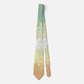 Trippy Boho Groovy Abstrakt Genderflor Pride Flag Krawatte (Vorderseite)