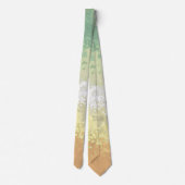 Trippy Boho Groovy Abstrakt Genderflor Pride Flag Krawatte (Rückseite)