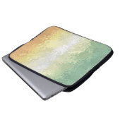 Trippy Boho Groovy Abstrakt Genderflor Pride Flag Laptopschutzhülle (Vorne Knopf)