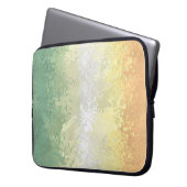 Trippy Boho Groovy Abstrakt Genderflor Pride Flag Laptopschutzhülle (Vorderseite Links)