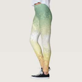 Trippy Boho Groovy Abstrakt Genderflor Pride Flag Leggings