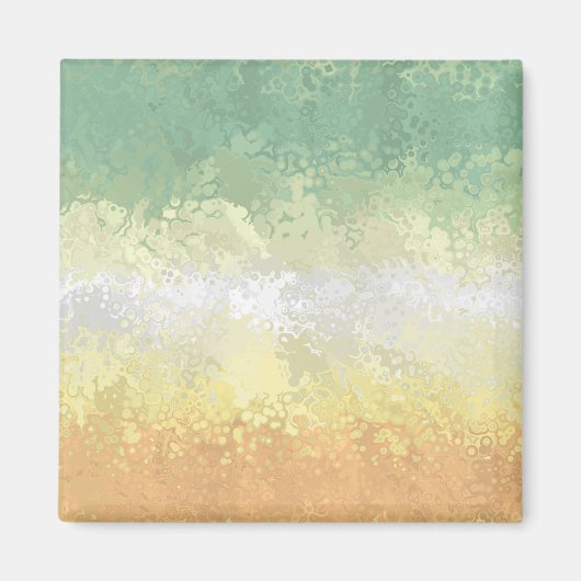 Trippy Boho Groovy Abstrakt Genderflor Pride Flag Magnet (Vorne)