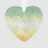 Trippy Boho Groovy Abstrakt Genderflor Pride Flag Ornament (Rückseite)