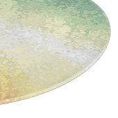 Trippy Boho Groovy Abstrakt Genderflor Pride Flag Schneidebrett (Ecke)