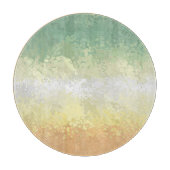 Trippy Boho Groovy Abstrakt Genderflor Pride Flag Schneidebrett (Vorderseite)