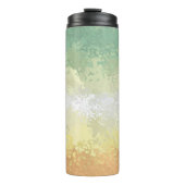 Trippy Boho Groovy Abstrakt Genderflor Pride Flag Thermosbecher (Vorderseite)