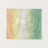 Trippy Boho Groovy Abstrakt Genderflor Pride Flag Wandteppich (Vorderseite (Horizontal))