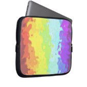 Trippy Boho Groovy Abstrakt Neurogender Pride Flag Laptopschutzhülle (Vorne Rechts)