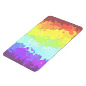 Trippy Boho Groovy Abstrakt Neurogender Pride Flag Magnet (Linke Seite)
