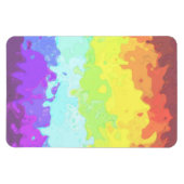 Trippy Boho Groovy Abstrakt Neurogender Pride Flag Magnet (Horizontal)
