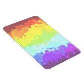 Trippy Boho Groovy Abstrakt Neurogender Pride Flag Magnet (Rechte Seite)