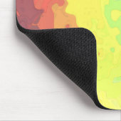 Trippy Boho Groovy Abstrakt Neurogender Pride Flag Mousepad (Ecke)