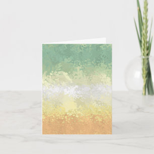 Trippy Boho Groovy Abstrakte Genderflor-Pride-Flag Dankeskarte