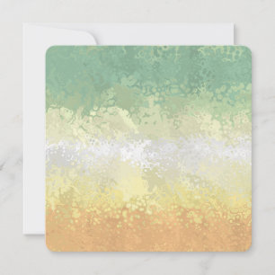 Trippy Boho Groovy Abstrakte Genderflor-Pride-Flag Feiertagskarte
