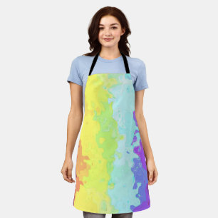 Trippy Boho Groovy Abstrakte Neurogender-Stolzflag Schürze